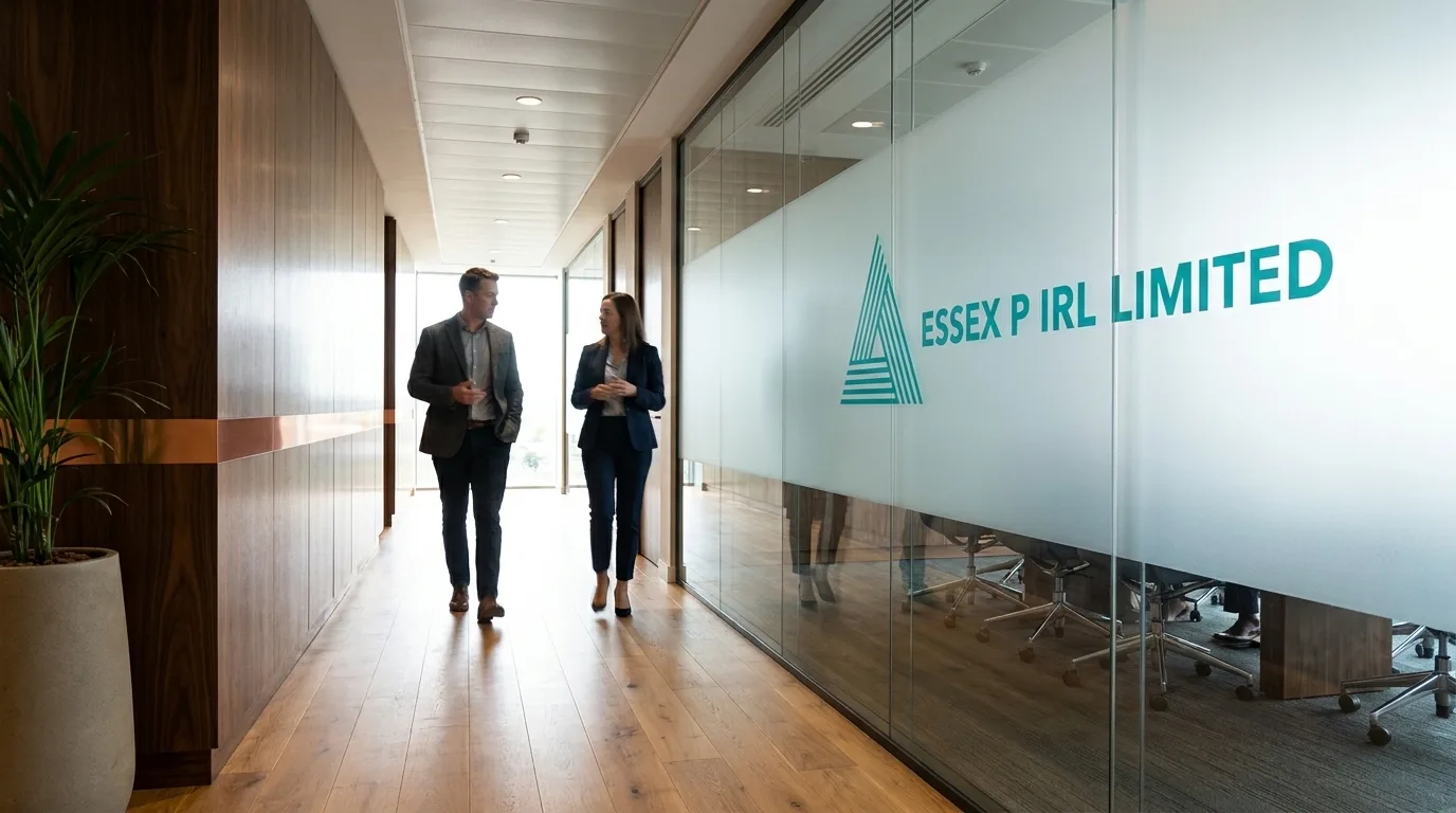 Essex P IRL Limited office corridor in Dublin